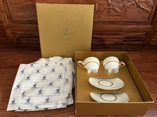 2 Sets William Edwards Espresso Or Tea Cup&Saucer Created For The Ritz London picture