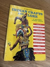 Indian Crafts and Lore by W. Ben Hunt, Chippewa Native American US 1964 Edition picture