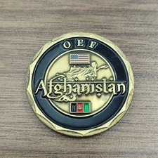 OEF Afghanistan Challenge Coin picture