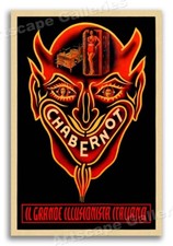 1930s Chabernot the Great Illusionist Vintage Style Italian Magic Poster - 24x36 picture