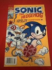 Sonic the Hedgehog 8 Newsstand Archie Comics 1994 Early Issue Sega picture