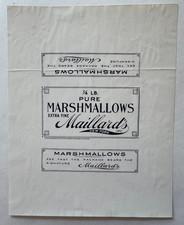 Vintage ca 1906 New York Henry Maillard Maillard's Marshmallows Wrapper Label picture