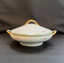 Vintage Noritake Nippon N4024 Covered Vegetable Bowl Morimura Bros Gold picture