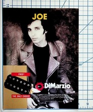 Joe Satriani DiMarzio FRED Pickup 1990 Guitar Magazine Ad Ephemera picture