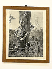 Native American Indian Framed Photograph of Plains Leader 