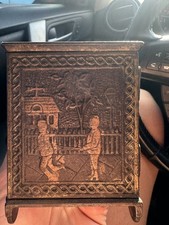 Antique 1882 Kyser & Rex The Roller Safe Cast Iron Coin Bank picture