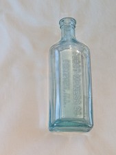 ANTIQUE Vintage FURST-McNESS Co. FREEPORT, ILL. Aqua Blue / Green ? Glass Bottle picture