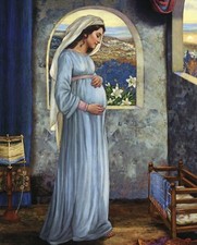 Catholic print picture - Mary Mother of God T - 8x10 ready to be framed picture