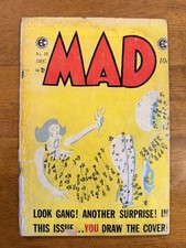 Mad  # 18   POOR/FAIR   Dec. 1954   Alice in Wonderland   Kurtzman cover, story picture