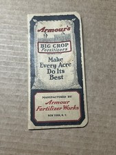 Vintage 1925 Armour’s Big Crop Fertilizers Advertising Notebook St. Louis, Mo picture