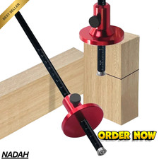 Wheel Marking Gauge - Woodworking Scriber - Wood Marking Tools With Inch & MM picture