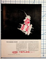 Vintage 1950s DuPont TEFLON Valve Ad Rockwood Sprinkler Worcester MA Ephemera picture