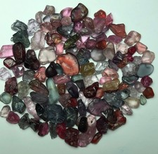 114CT Natural Multi Colour Spinel Rough Lot Jewellery size Facet Grade 💎🇲🇬 picture