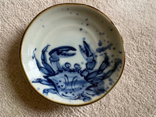 Vintage Takahashi San Francisco Hand-Painted Trinket Dish or Plate - CRAB picture