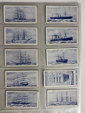 Dominion Cigarette Cards Old Ships 4th Series 1936 Complete Set 25 picture
