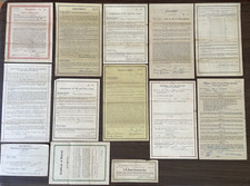 Antique Texas Oil & Gas Lease Royalty Deed Interest Assignment Contracts 1923-36 picture