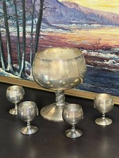 Vintage Valero Spain Silver plated Chalices picture
