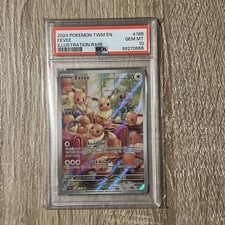 Eevee 188/167 PSA 10 Twilight Masquerade Pokemon TCG picture
