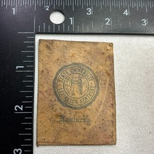 Vtg c 1910s AsIs-ROUGH Lexington Kentucky State University Tobacco Leather 592T picture