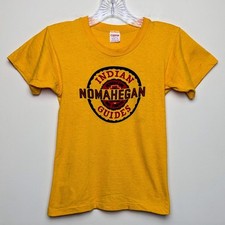 Champion Running Man YMCA Indian Guides Cranford NJ VTG 60s Youth Shirt 10 picture