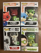 Funko ECCC 2017 Exclusive Lot El Diablo T-Bone Muftak Crusader GITD picture