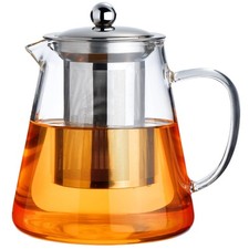 PARACITY Glass Teapot Stovetop 18.6 OZ, Borosilicate 18.6oz, Transparent picture