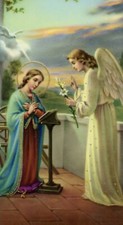 The Angelus A - Laminated Holy 25 CARDS picture