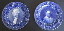 Early 20th Century Souvenir Wedgwood Plates President George & Martha Washington picture