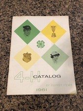 Vintage 1961 4H Club Farm Youth Program Supply Items Rare picture