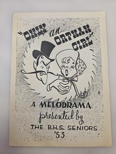 Vintage 1953 Batesville Indiana High School Senior Play Program Advertising  picture