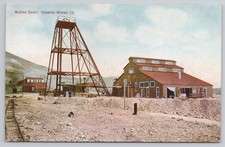 1909 Mizpah Shaft Tonopah Mining Co Nevada Gray News Antique Postcard picture