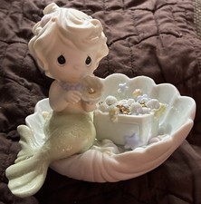 Enesco Precious Moments The Pearl of Great Price 1997 Porcelain Mermaid Figurine picture
