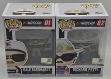 🏁 Dale Earnhardt & Richard Petty Funko Pop Nascar #01 & #02 Vaulted NIB 🏎 🏁 picture