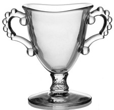 Imperial Glass-Ohio Candlewick Clear  Open Sugar Bowl 7612399 picture