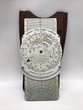 Vintage Jeppesen Slide Graphic Computer Model CSG-2A & 3-Way Slide w Case picture