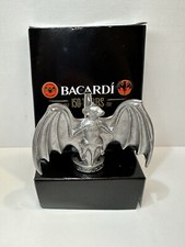 BRAND NEW 2012 Pewter Bacardi Rum Metal BAT POURER Liquor Pourer Spout Barware picture