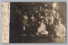 Madison Wisconsin WI Group Costumes Real Photo Postcard RPPC 1909 picture