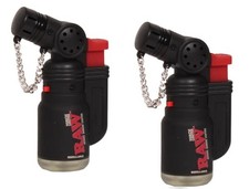 RAW Torch Lighters – 2 Pack - Refillable Jet Flame Lighters RAWTHENTIC picture