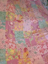 Vintage Lilly Pulitzer Twin Size Reversible CottonBed Spread  picture
