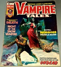Vampire Tales #4 Marvel 1974 1st Lilith Appearance Vallejo Cover Morbius picture