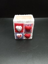 Vintage Small Size Ceramic Planter Heart vase or candy dish picture