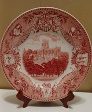 Wedgwood West Point Military Academy 1933 Red White Ceramic Collector Plate picture