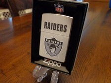 OAKLAND RAIDERS THROWBACK RETRO ZIPPO LIGHTER VINTAGE DESIGN NFL MINT IN BOX picture