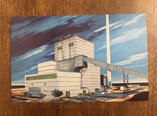 Artist’s Painting Of New Detroit Edison Plant Being Built In Harbor Beach (WP12) picture