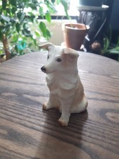 Vintage Collie Dog Lassie Figurine Bone China 1960's Era 3.75