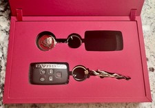 Jaguar Set of 2 Key Rings / Key Chains and Jaguar Key FOB, never used, with box  picture