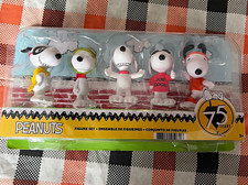 Peanuts 75 Years Snoopy Figurines Set of 5 Boxed, Original Unopened 2025 picture