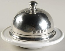Match Pewter Convivio White Round Butter 8661674 picture