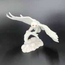 Franklin Porcelain Night Sentinel Owl Figurine by Jonathon Bronson 1988 picture