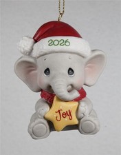 Precious Moments - WISHING YOU TONS OF JOY - 2026 Elephant Ornament - NIB 261009 picture